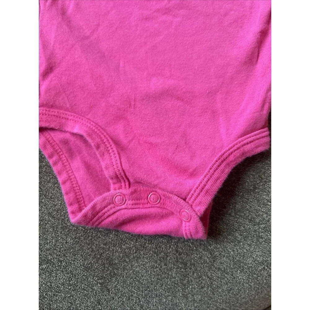 Baby Girl Clothes Carter's Newborn Dark Pink I Love Mommy‎ Bodysuit 3M